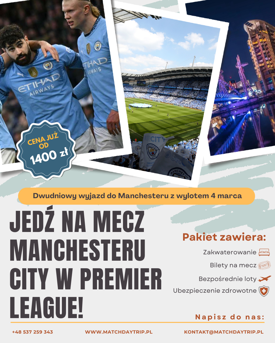 JEDŹ NA MECZ manchesteru city